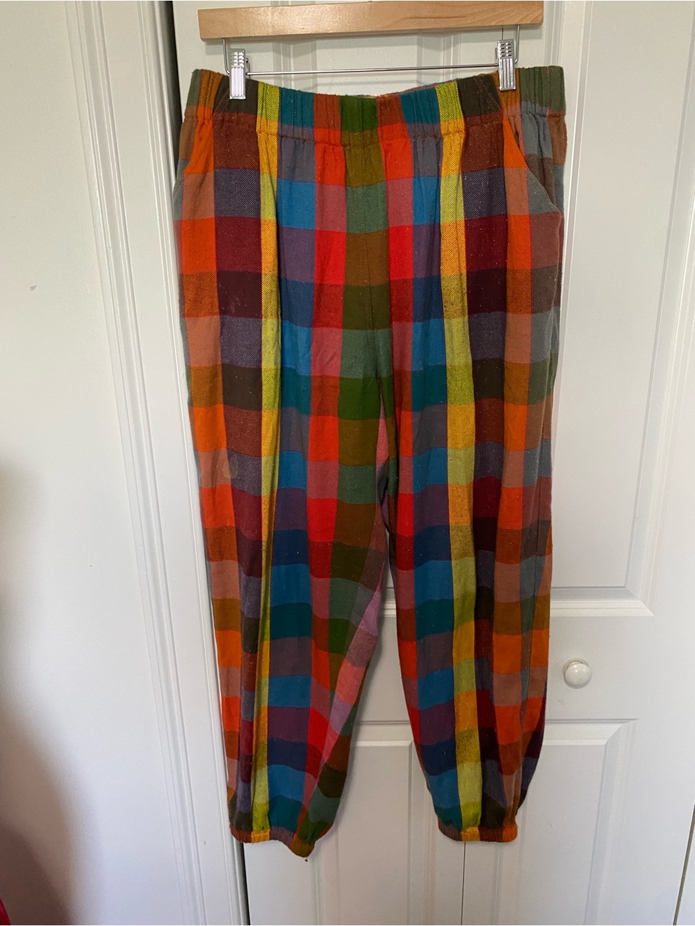 Ace & Jig Plaid Cotton Pants - Picture 2 of 9